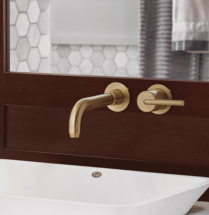 T3559LF-WL,CZWL,BLWL Delta Trinsic Wall Mounted Faucet Single-handle ...